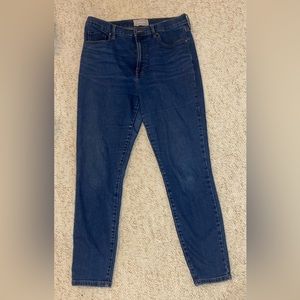 Everlane Size 12/31 Authentic Stretch High-Rise Skinny in Mid Blue